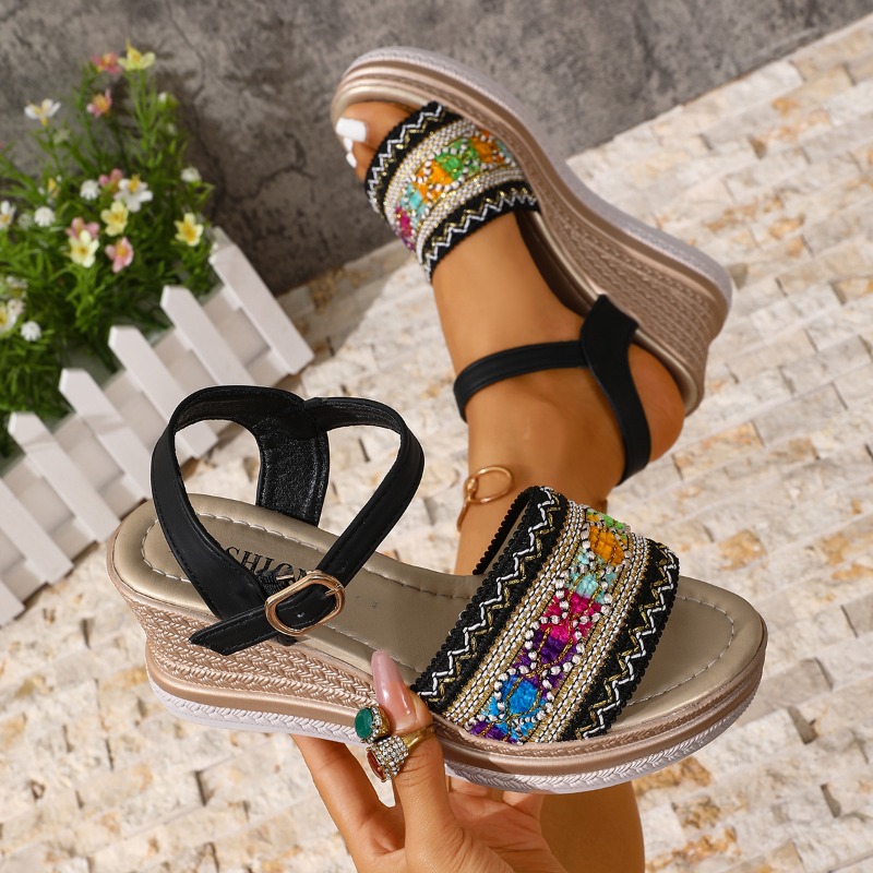 Summer Women High Heel Sandals - Vintage Fashion For Women avaliação e preço
