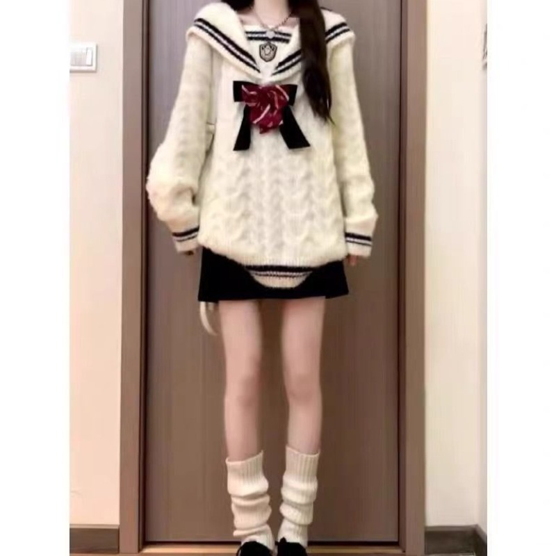 Ezgaga Knitted Sweater Women P - Vintage Fashion Style Female avaliação e preço