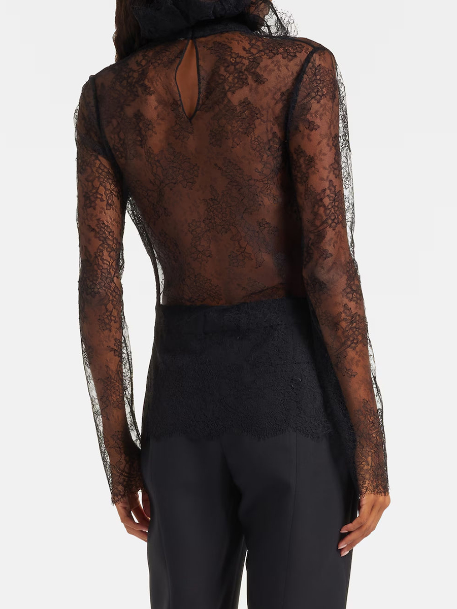 VGH Sexy Vintage Solid Lace Sl - Vintage Fashion Style Female avaliação e preço