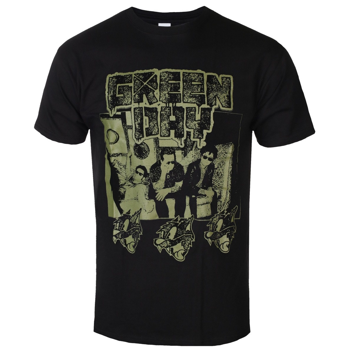 Green Day Distressed Faded Ban - Band Tee Faded 90S avaliação e preço