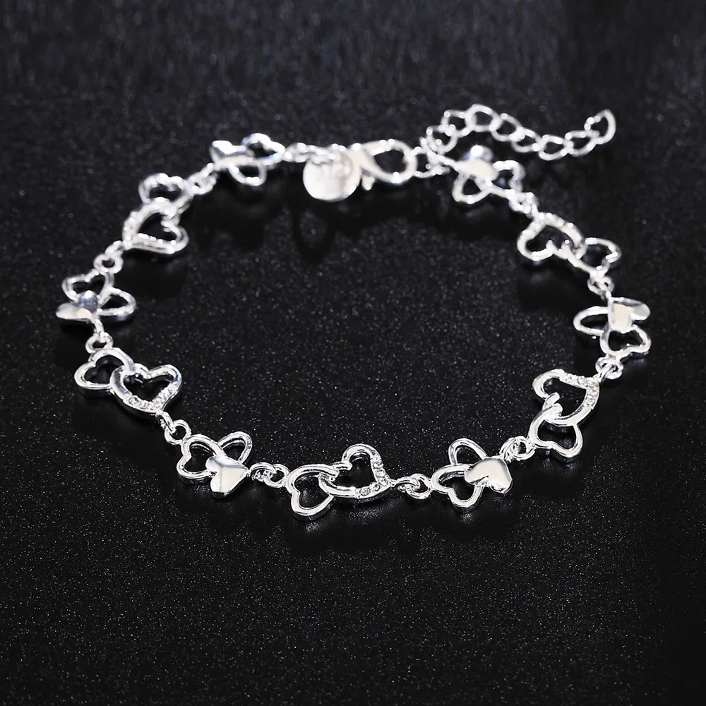 Popular 100% 925 Sterling Silv - Vintage Fashion Center avaliação e preço