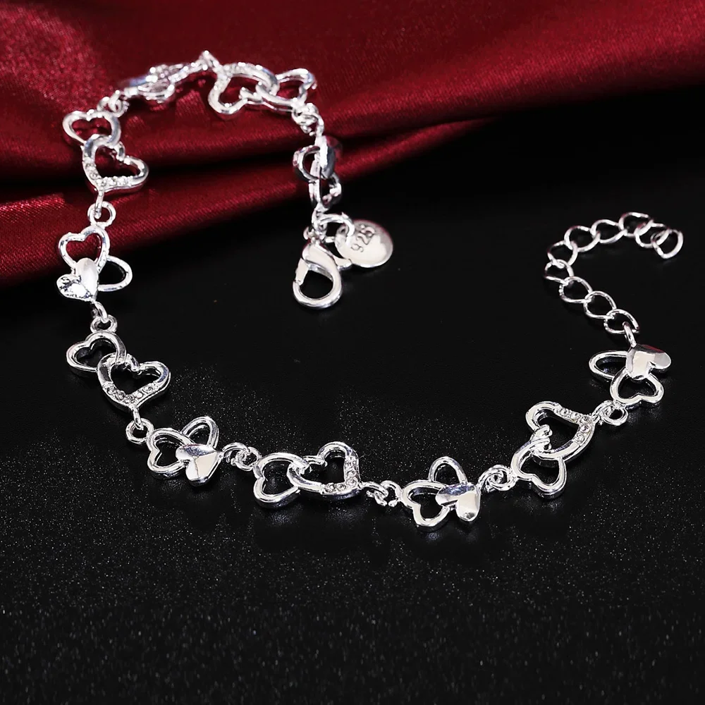 Popular 100% 925 Sterling Silv - Vintage Fashion Center avaliação e preço