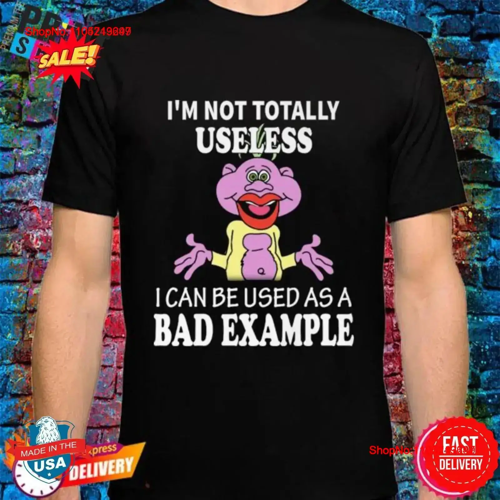 Peanut Jeff Dunham I m not tot - Examples Of Vintage Fashion avaliação e preço