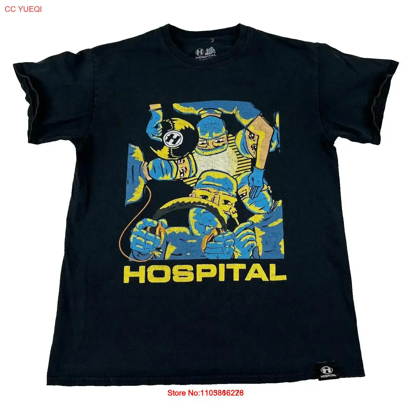 Hospital Records T Shirt Mens  - Vintage Fashion London avaliação e preço