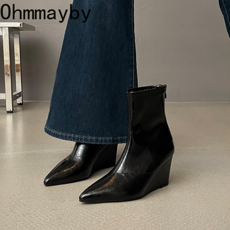 Autumn Winter Vintage Weges He - Vintage Fashion Style Female avaliação e preço