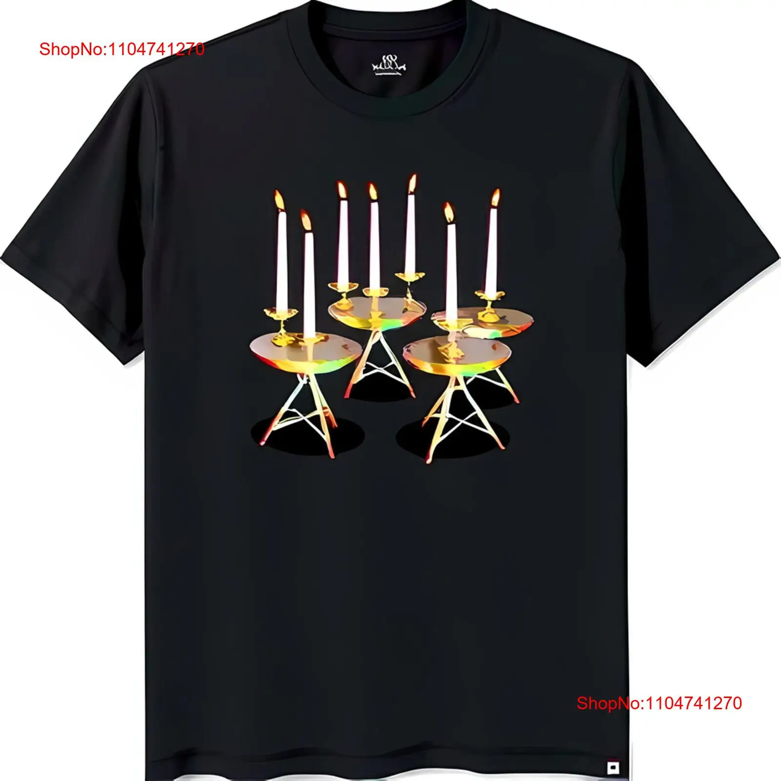 Stylish Black T Shirt with Cen - Vintage Fashion Center avaliação e preço