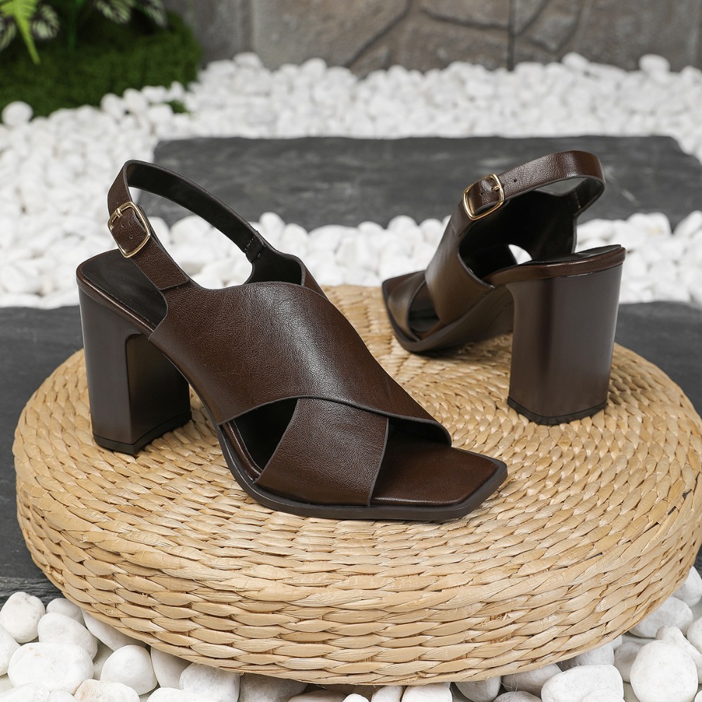 Women Sandals Vintage Square H - Vintage Fashion For Women avaliação e preço