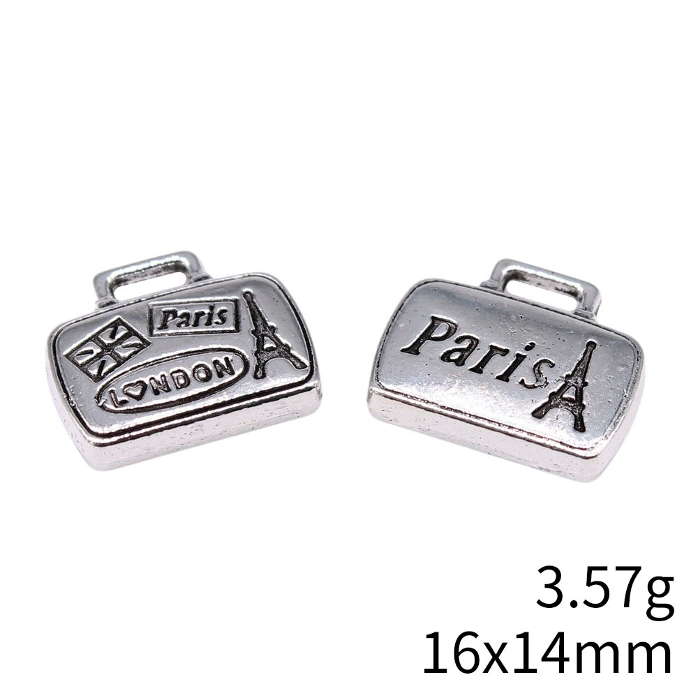 WYSIWYG 5pcs 16x14mm Antique S - Vintage Fashion London avaliação e preço