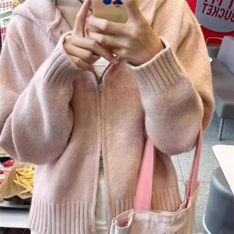 Fashion Korean Style Solid Zip - Vintage Fashion Style Female avaliação e preço