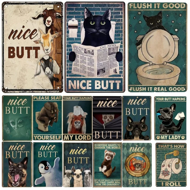 Metal Tin Sign Poster Nice But - Vintage Fashion Plates avaliação e preço