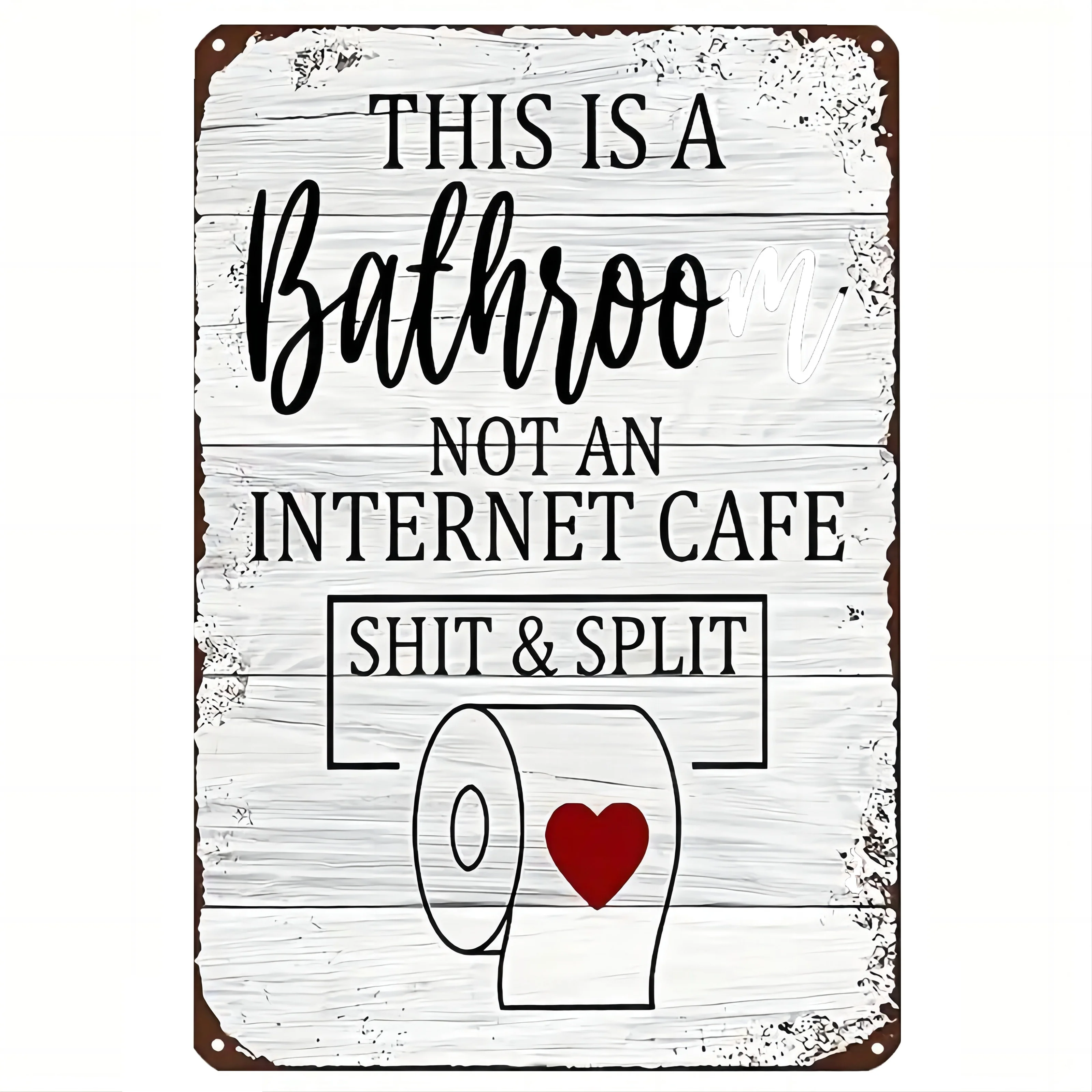 Funny Word Bathroom Decor Wari - Vintage Fashion Plates avaliação e preço