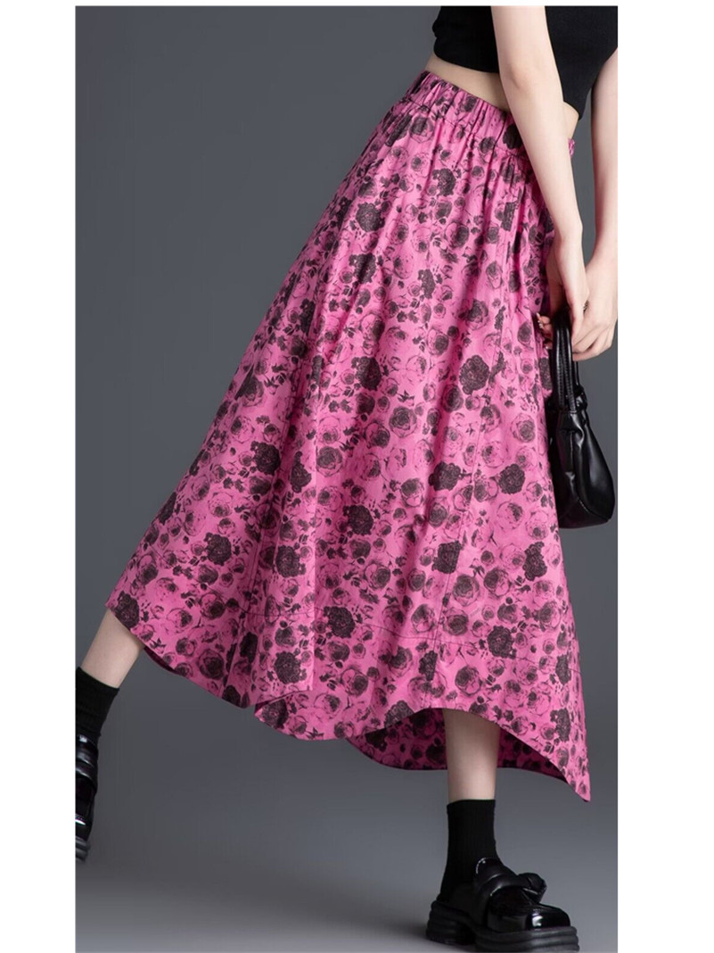Spring New Rose Skirts Women F - Vintage Y2K avaliação e preço