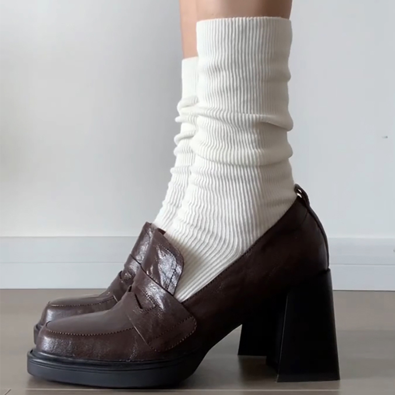College Style Women Loafer Sho - Vintage Fashion Style Female avaliação e preço
