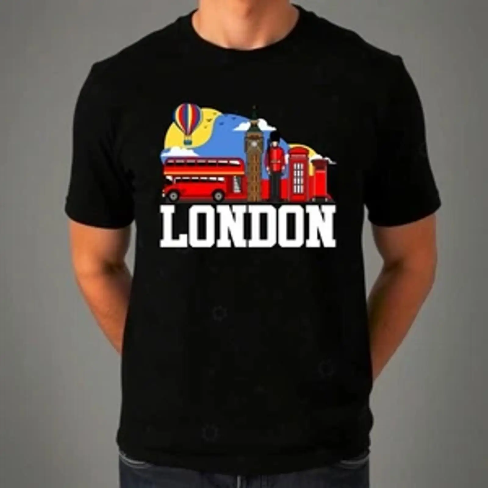 London England T Shirt Union J - Vintage Fashion London avaliação e preço