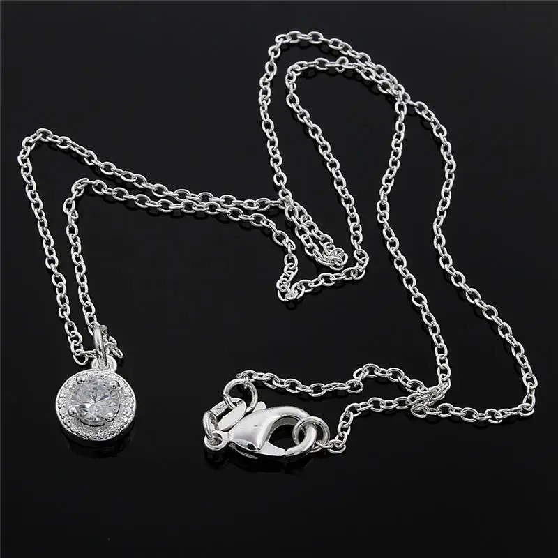 925 Sterling silver Necklace F - Vintage Fashion Center avaliação e preço