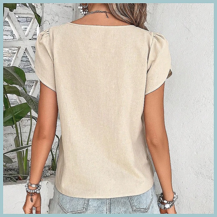 2024 Summer Vintage Solid Colo - Vintage Fashion For Women avaliação e preço