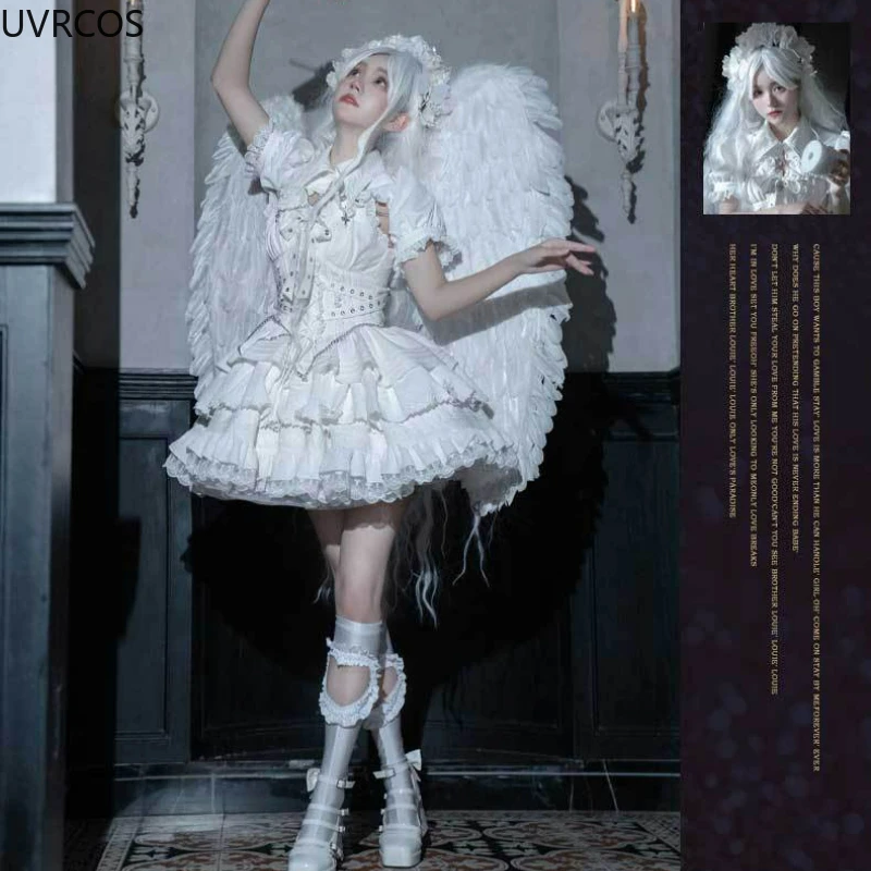 Victorian Gothic Lolita Jsk Dr - Vintage Y2K avaliação e preço