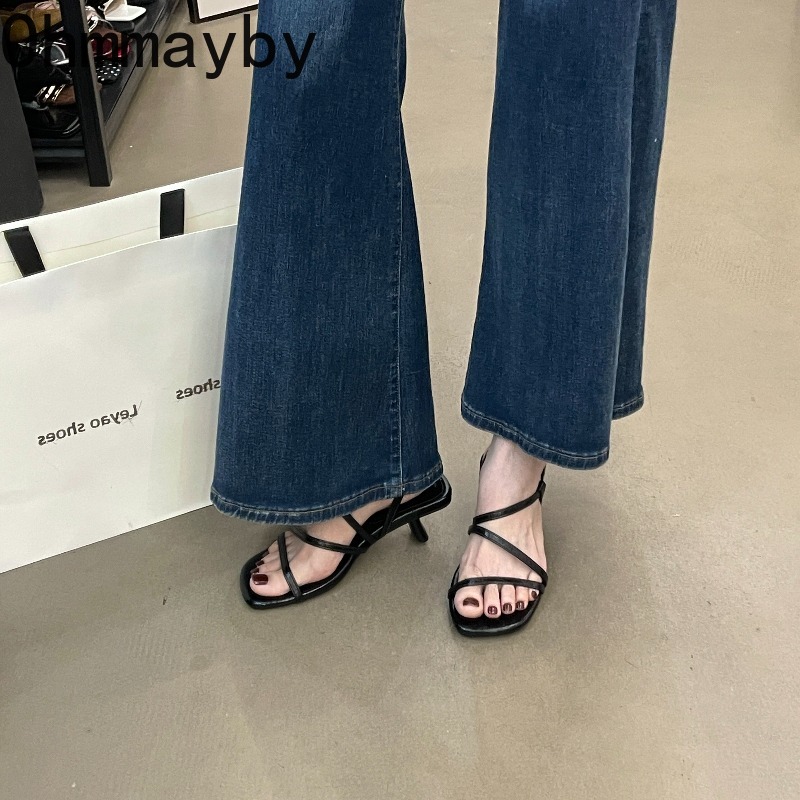 Vintage Summer Open Toe High H - Vintage Fashion For Women avaliação e preço